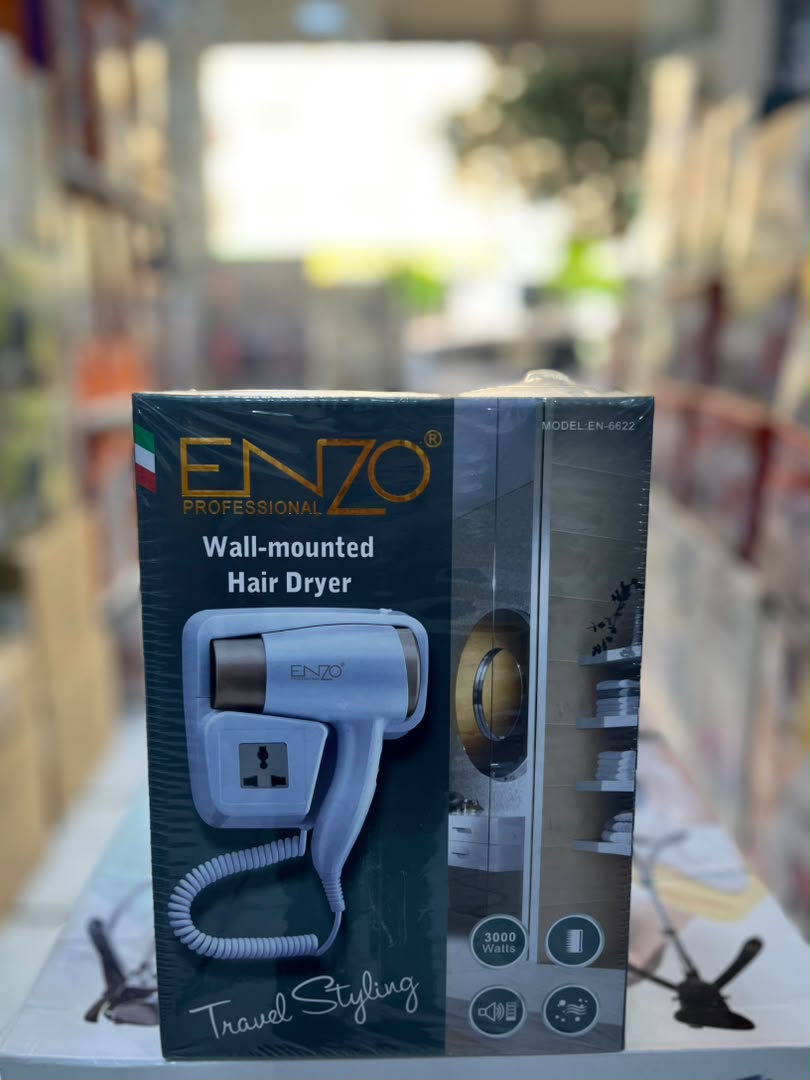 مجفف شعر جداري ENZO Professional – 3000 واط