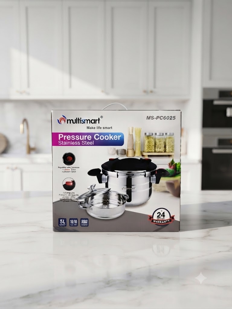 🍲 طنجرة ضغط الاستيل من multismart