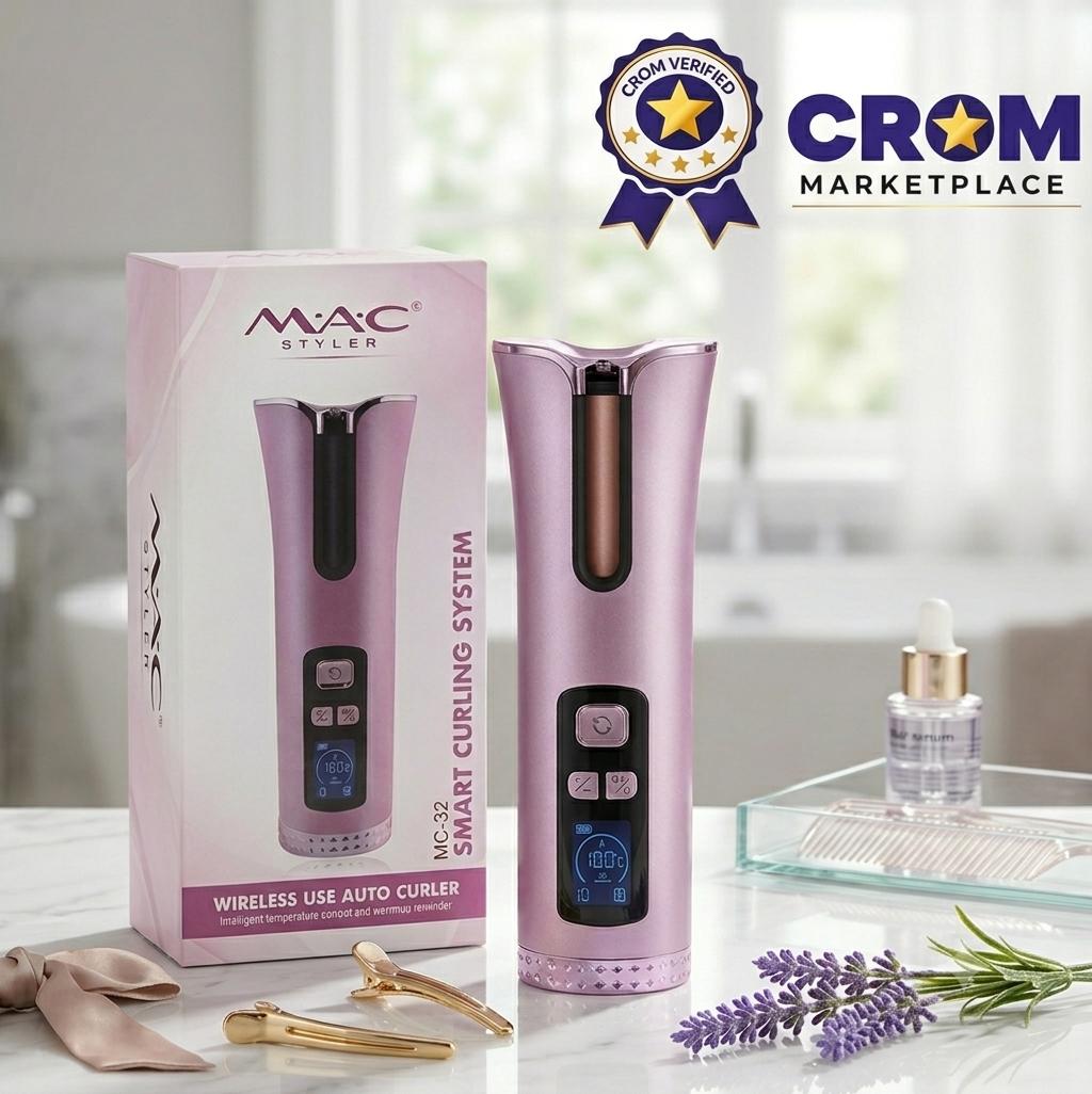 مُجعد الشعر الأوتوماتيكي اللاسلكي الذكي من MAC Styler